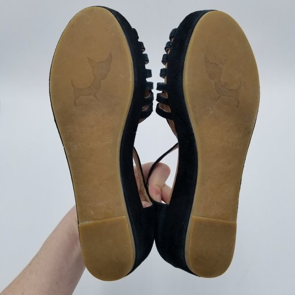 Anthropologie Gee WaWa Doris Platform Suede Sandals - Picture 11 of 11